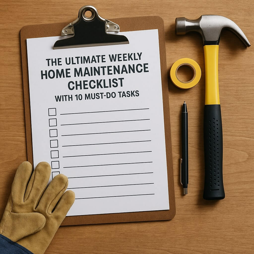 The Ultimate Weekly Home Maintenance Checklist With 10 Must-Do Tasks