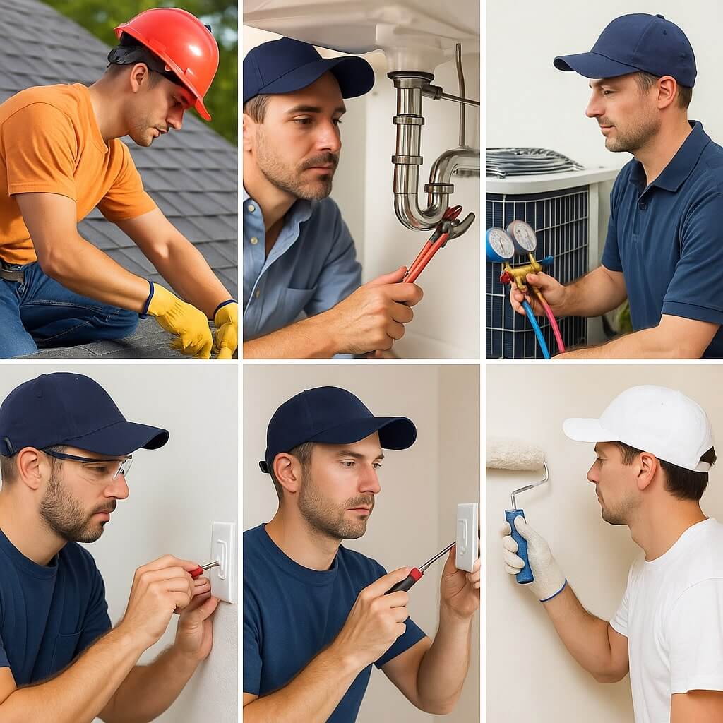List of Top 5 Home Maintenance Services for Homeowners